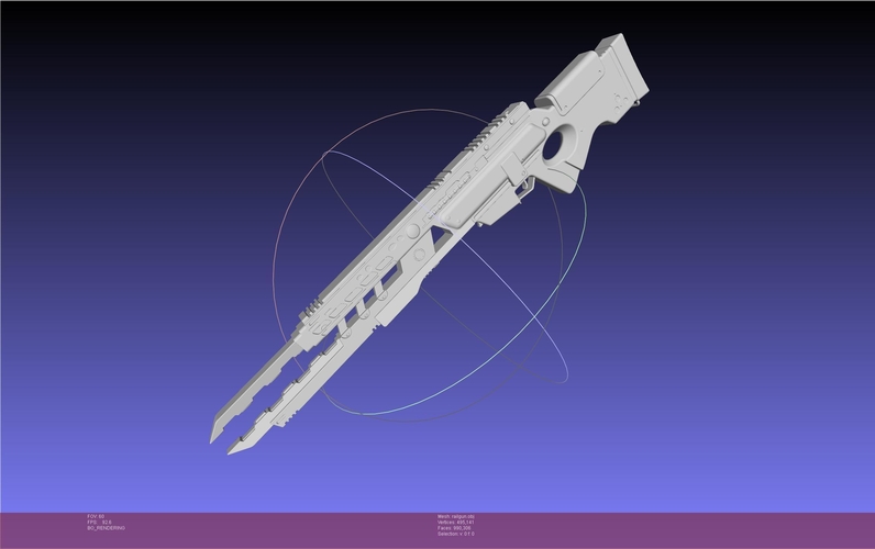 Murder Drones Uzi Railgun 3D Print 540666