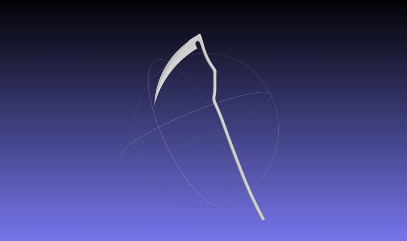 Durarara Celty Scythe Model