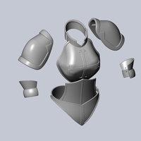 Fairy Tail Erza Scarlet Heart Kreuz Armor Set - Thumbnail 4