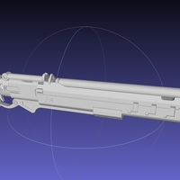 Small Overwatch Ashe Rifle Assembly 3D Printing 540746