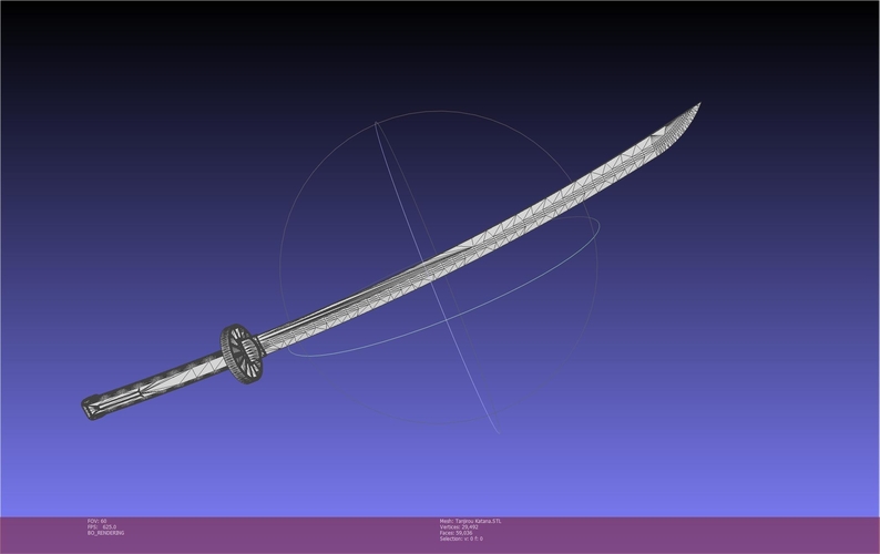 Demon Slayer Tanjiro Katana And Sheath  3D Print 540751