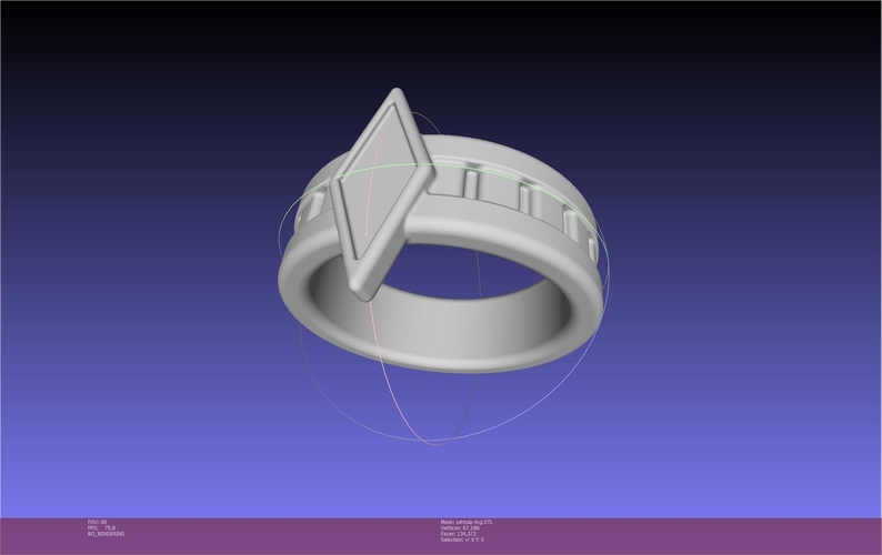 Final Fantasy XIV Yshtola Ring 3D Print 540778