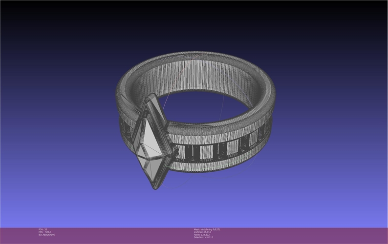 Final Fantasy XIV Yshtola Ring 3D Print 540780