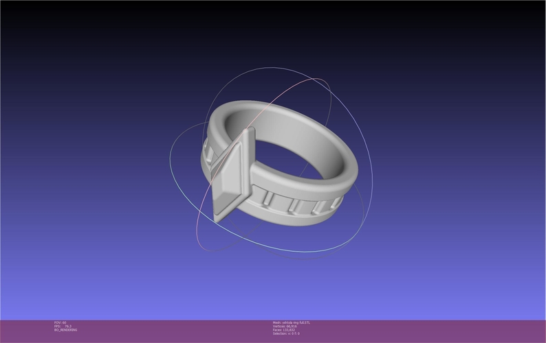 Final Fantasy XIV Yshtola Ring 3D Print 540781