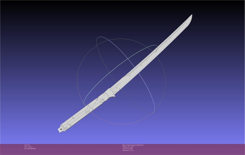 Metal Gear Rising Raiden High Frequency Blade