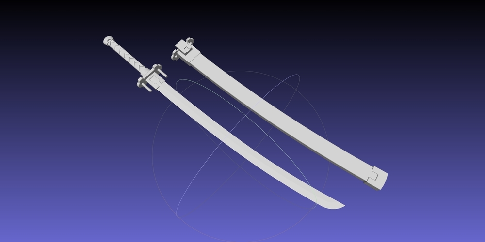 Kill La Kill Satsuki Sword And Sheath  3D Print 540824