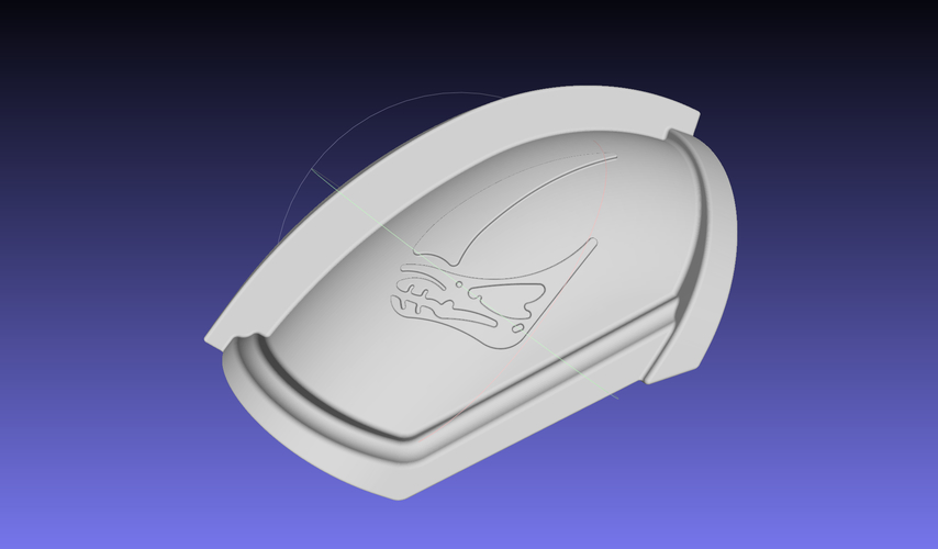 Mandalorian Beskar Shoulder Mudhorn Signet 3D Print 540827