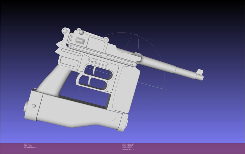 Attack On Titan Season 4 Gear Gun Handle 3D Print 540836