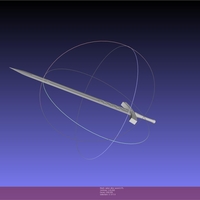 Fate Saber Alter Sword Printable Assembly - Thumbnail 2