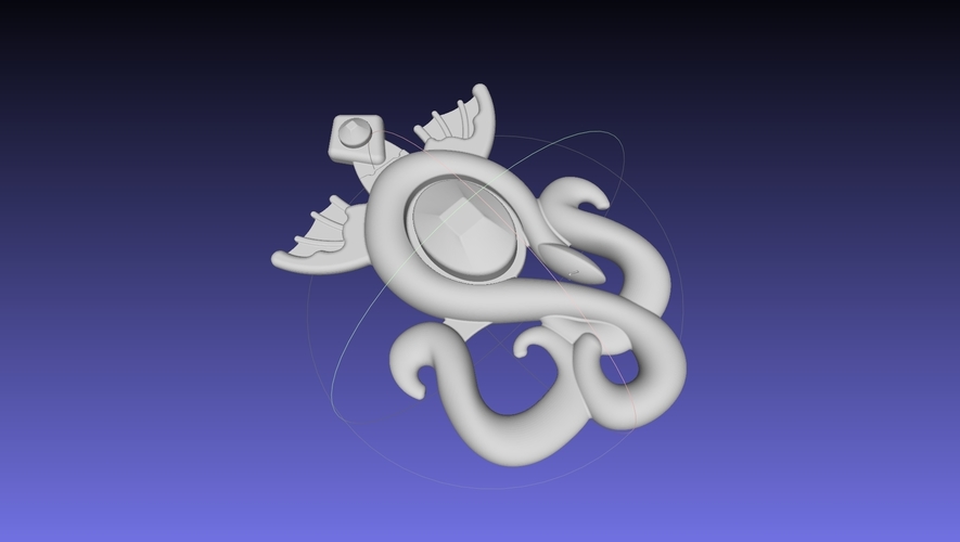 Final Fantasy XIV Yshtola Snake Pendant  3D Print 540849