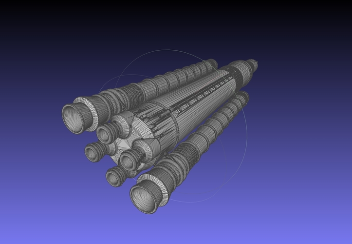 NASA SLS Block 1 Printable Rocket Model 3D Print 540850