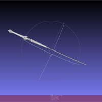 Fate Mordred Sword Printable Assembly - Thumbnail 4