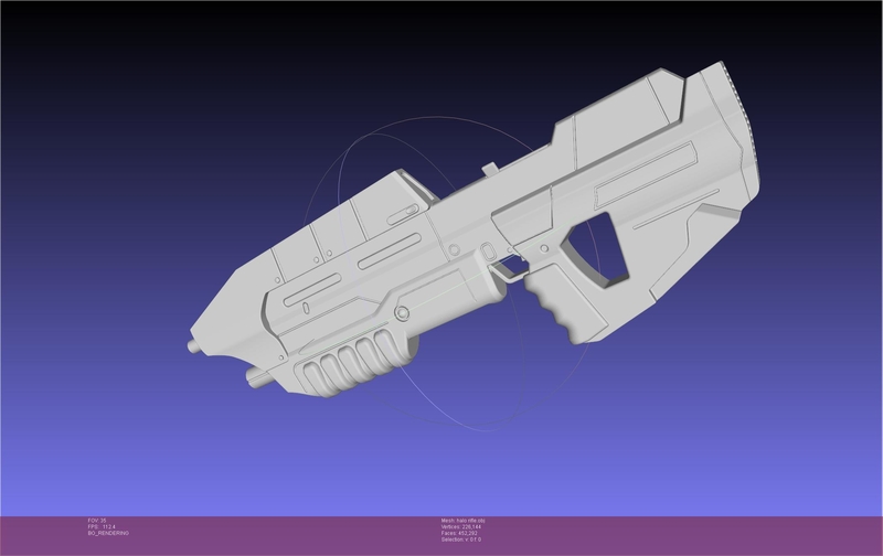 HALO Assault Rifle MA5B - Pinshape