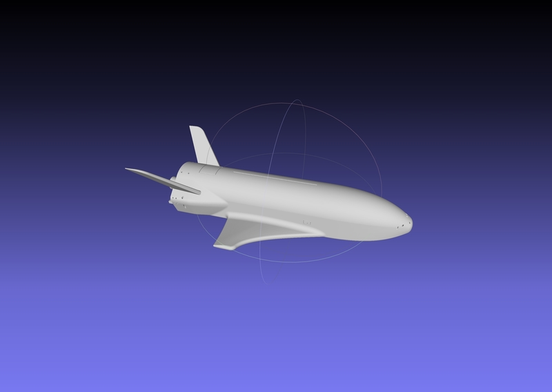 Boeing X-37B OTV Experimental Spaceplane Miniature