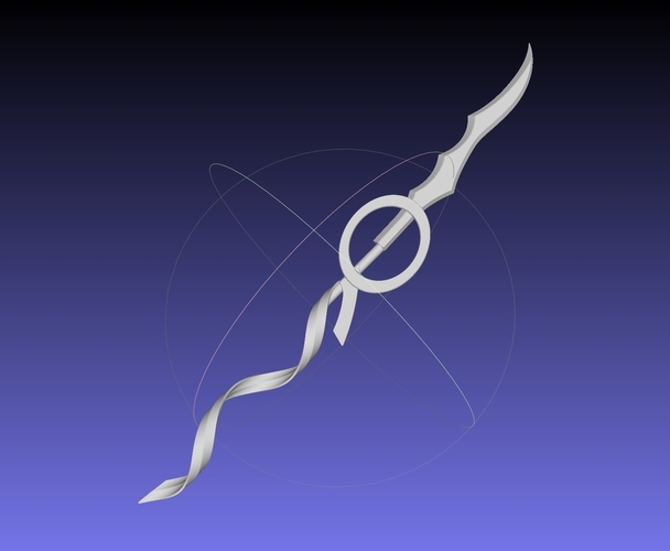 Fate Grand Order Ereshkigal Sword Printable Assembly