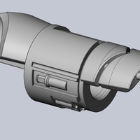 RWBY Ember Celica Yangs Shotgun Gauntlet Model - Thumbnail 1