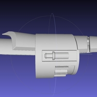 RWBY Ember Celica Yangs Shotgun Gauntlet Model - Thumbnail 3
