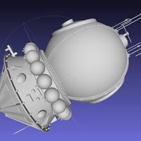 Basic Vostok 1 Vostok 3KA Space Capsule - Thumbnail 1