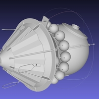 Basic Vostok 1 Vostok 3KA Space Capsule - Thumbnail 2