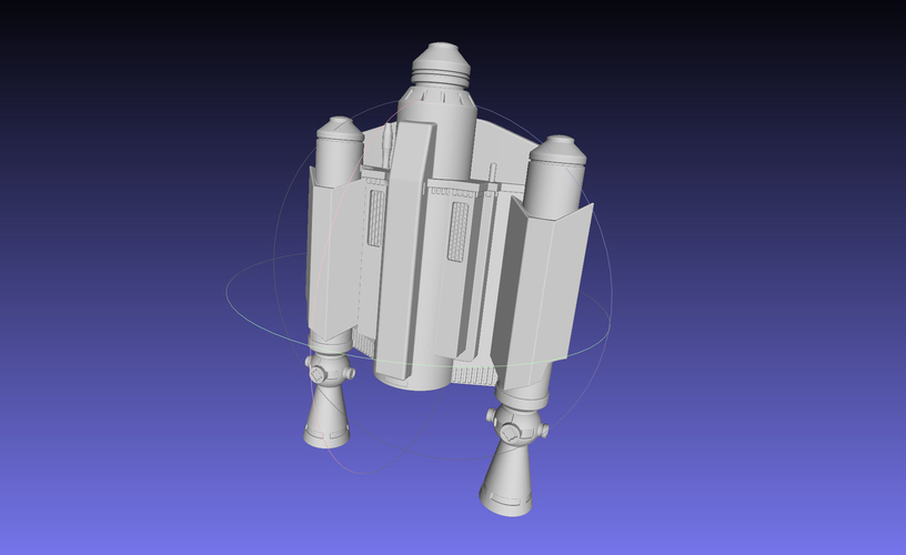 Star Wars Mandalorian Rising Phoenix Jetpack Parts 3D Print 540943