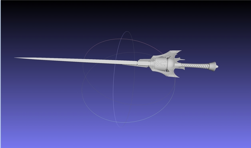 RWBY Weiss Rapier Myrtenaster Printable Assembly 3D Print 540978