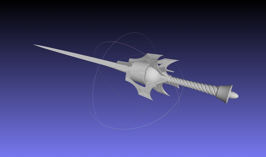 RWBY Weiss Rapier Myrtenaster Printable Assembly 3D Print 540979