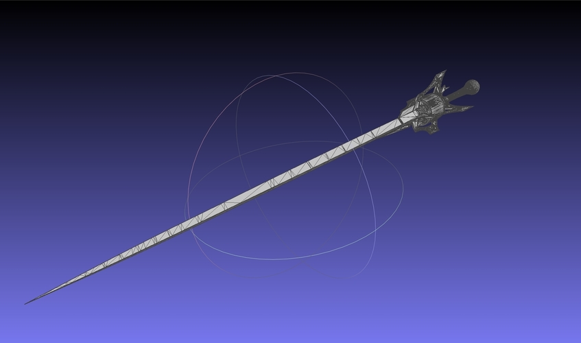 RWBY Weiss Rapier Myrtenaster Printable Assembly 3D Print 540980