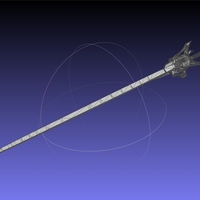 RWBY Weiss Rapier Myrtenaster Printable Assembly - Thumbnail 6