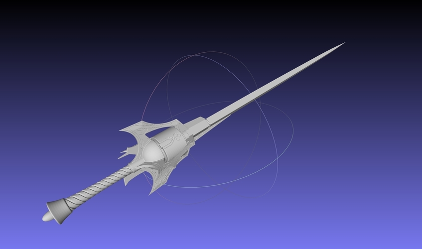 RWBY Weiss Rapier Myrtenaster Printable Assembly 3D Print 540982