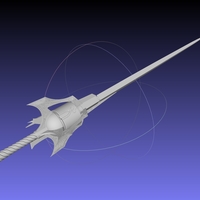 Small RWBY Weiss Rapier Myrtenaster Printable Assembly 3D Printing 540982