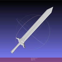 Small Frieren Himmel Hero Sword Printable Assembly 3D Printing 541014