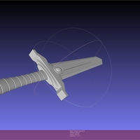 Frieren Himmel Hero Sword Printable Assembly - Thumbnail 4