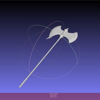 Frieren Stark Axe Printable Model - Thumbnail 1