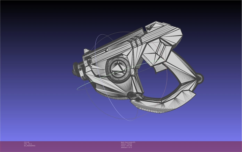 Overwatch Tracer Pulse Pistol 3D Print 541026