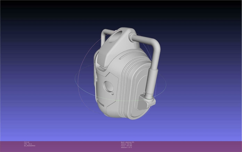 Doctor Who Cyberman Helmet 3D Print 541147