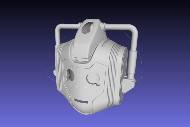 Doctor Who Cyberman Helmet 3D Print 541148