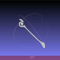 Konosuba Megumin Staff Printable Assembly - Thumbnail 5