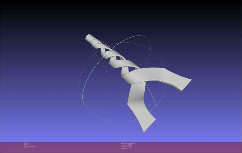 Evangelion Spear Of Longinus Assembly 3D Print 541178