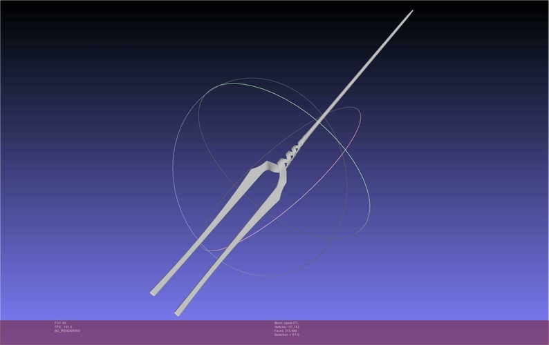 Evangelion Spear Of Longinus Assembly 3D Print 541180