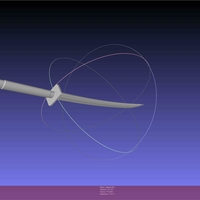 Dr Stone Katana Printable Assembly - Thumbnail 3