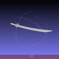 Dr Stone Katana Printable Assembly - Thumbnail 4