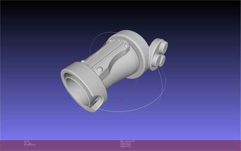 Street Fighter Cammy Arm Printable Model