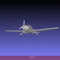 SR22 Cirrus Airplane Printable Miniature - Thumbnail 1