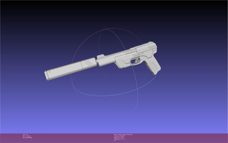 Valorant Ghost Pistol Basic Model