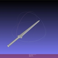 Sword Art Online Kirito Ordinal Scale Main Sword - Thumbnail 2