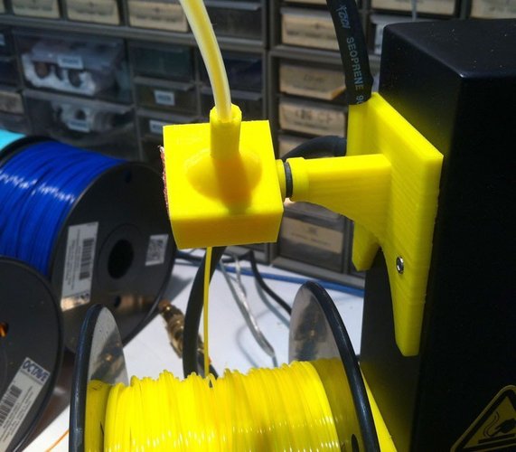 Filament Guide for Up! with Integral Filament Cleaner 3D Print 54130