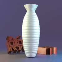 Linear vase - Thumbnail 1
