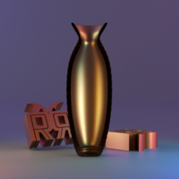 Linear vase - Thumbnail 3