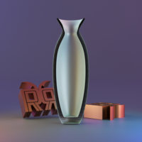 Linear vase - Thumbnail 4