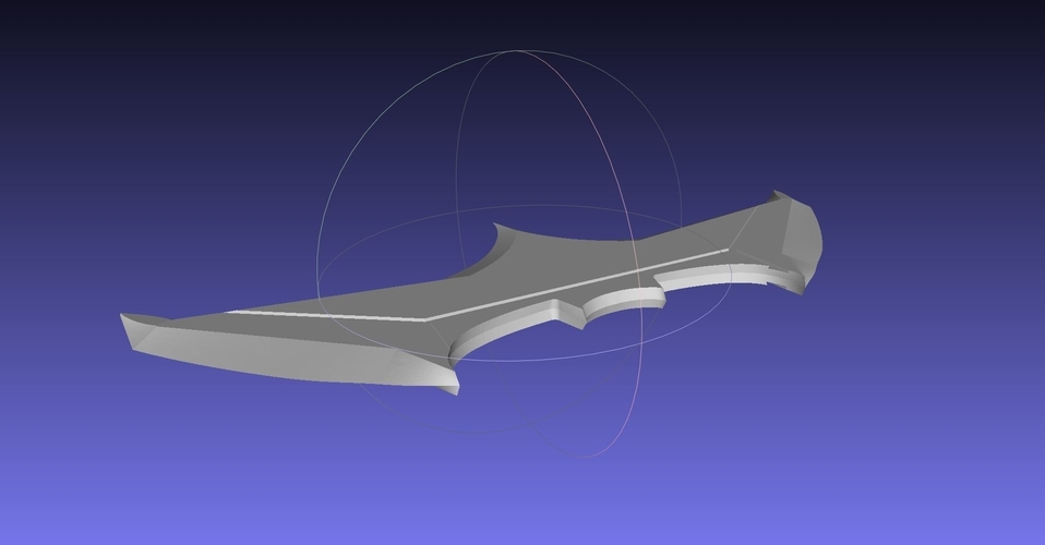 Basic Batman Batarang 3D Print 541322